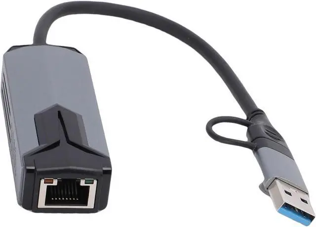 Alt view image 2 of 7 - 5G USB 3.0 Ethernet Adapter 5000Mbps Fast USB to Ethernet Adapter for 10 MacOS Users