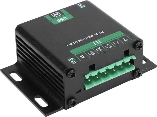 Alt view image 4 of 7 - Aramox USB TTL Serial Adapter Aluminum Alloy FT232 Chip USB to TTL Converter 300bps to 3Mbps 2 Way Isolated Module with LED Indicators for Industrial Control