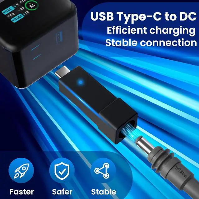 Alt view image 5 of 7 - Starlink Mini Cable Adapter, USB C to DC Adapter Power Cable Adapters for Starlink Mini, Starlink Mini Magnetic Mount with Protective Silicone Case, 2 in 1 Satellite Dish Mounting Kit & Cover