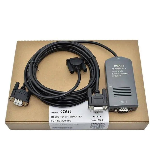 Alt view image 3 of 7 - PC-MPI+ Adapter for S7-300/400 6ES7972-0CA23-0XA0 Programming Download Data Cable S7-300 S7-400 RS232 to MPI(USB-MPI(USB Port))