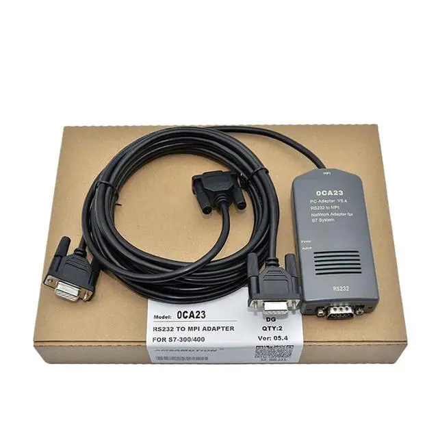 Alt view image 4 of 7 - PC-MPI+ Adapter for S7-300/400 6ES7972-0CA23-0XA0 Programming Download Data Cable S7-300 S7-400 RS232 to MPI(USB-MPI(USB Port))