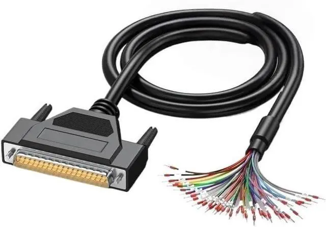 Alt view image 2 of 7 - with Number Tube Serial Port Connector Line DB9 DB15 DB25 9/15/25/37 Pin Terminal Wire DB37/25/15 Parallel Port Connecting Cord(DB25 Female Metal,8M)