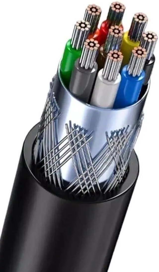 Alt view image 6 of 7 - with Number Tube Serial Port Connector Line DB9 DB15 DB25 9/15/25/37 Pin Terminal Wire DB37/25/15 Parallel Port Connecting Cord(DB25 Female Metal,8M)