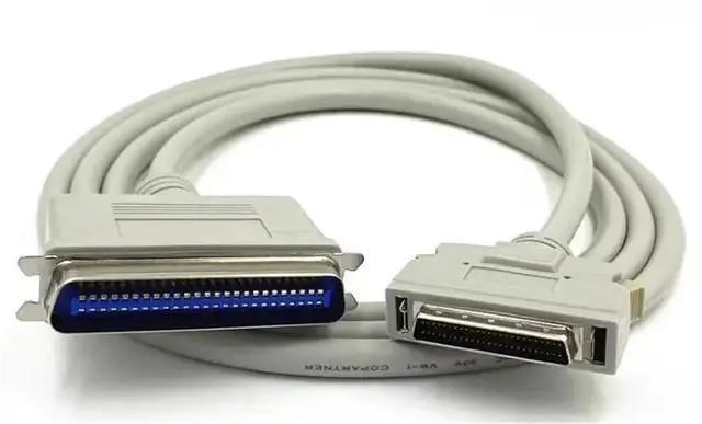 Main image of SCSI Cable HPDB50 to CN50 Connecctor Cable SCSI HPDB50-pin to CN50-pin Power Cable 2Meter Scanner Cable