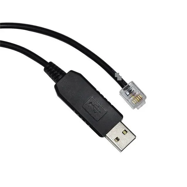 Alt view image 4 of 5 - FT232RL CHIP USB to RJ11 RJ12 6P4C RS232 Serial Communication Cable for S20260 S200 J5 Port(1.8M)
