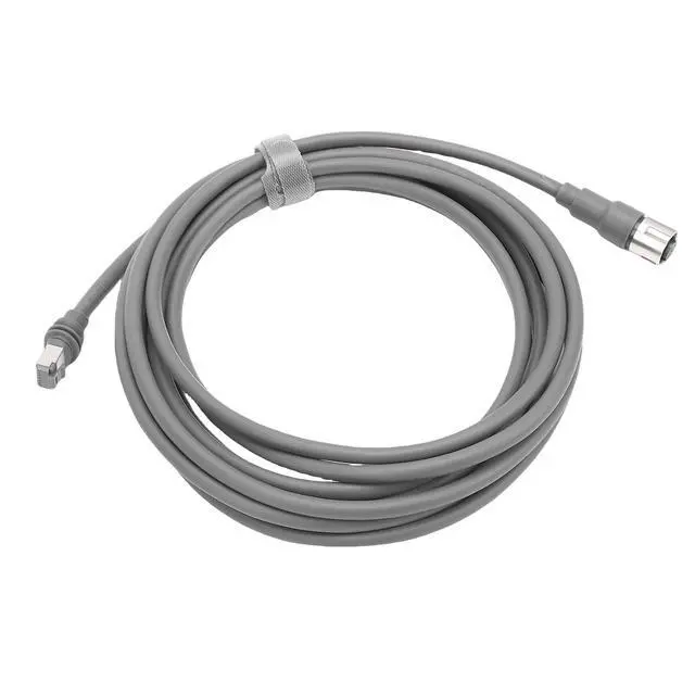 Alt view image 2 of 7 - Luocute Rectangular Satellite Cable, Replacement Water Proof 23AWG 10m 32.8ft Rubber Copper IP68, with Male to Male Connector, for Gen 3 Performance Dish Antennae
