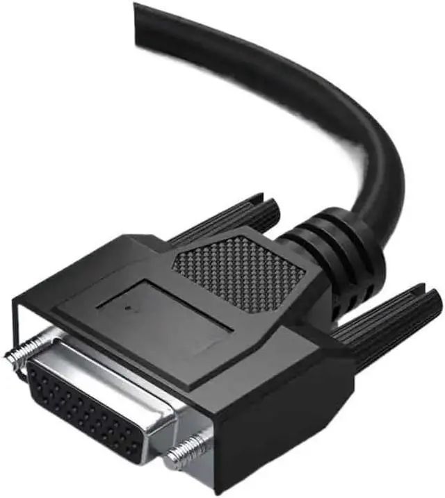 Alt view image 6 of 7 - 26 Pin Shielded Male Female Connection Cable with Number Tube Terminal Wire DB26 Serial Port Cable 26pin Single Head Line(Male,1M)