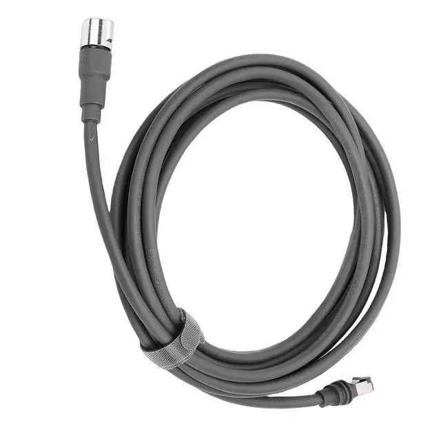 Alt view image 7 of 7 - Luocute Rectangular Satellite Cable, Replacement Water Proof 23AWG 10m 32.8ft Rubber Copper IP68, with Male to Male Connector, for Gen 3 Performance Dish Antennae