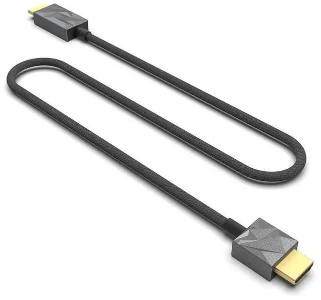 Alt view image 2 of 7 - Pulsar HDMI High-End Audiophile HDMI 2.1 Cable, 8K 60Hz / 4K 120Hz, 48Gbps, Active Noise Cancellation II, Jitter Reduction, eARC, VRR, 2m Length