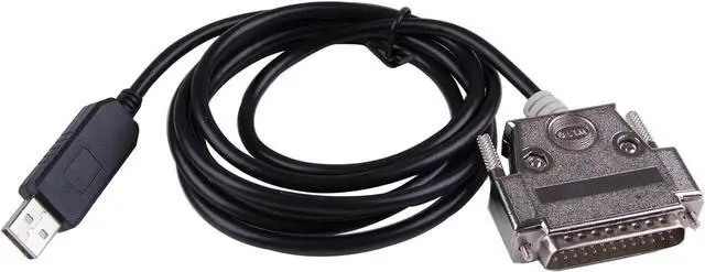Main image of USB to DB25 Male Printer RS232 Serial Cable for Printer TM-T88VI TM-T88VRS232 Serial Adapter(5m)