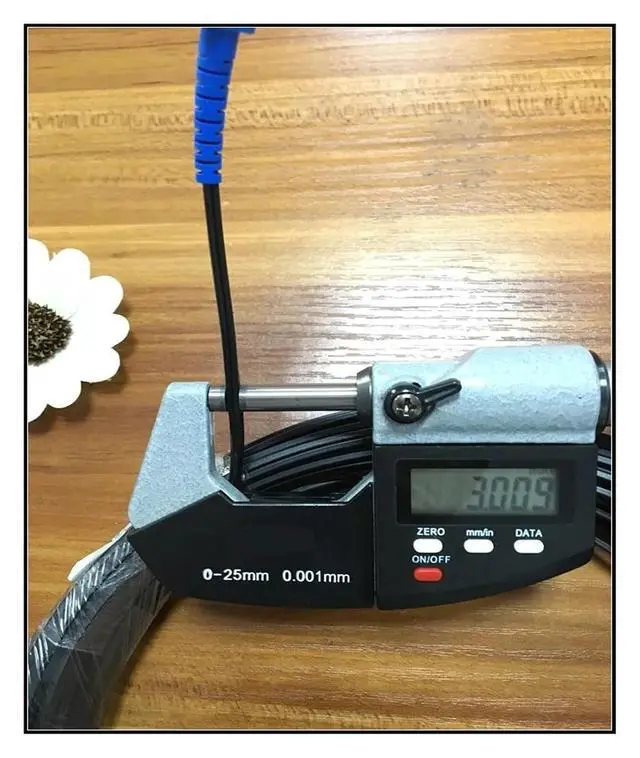 Alt view image 4 of 6 - Single Mode Indoor Drop Fiber Optic Cable - 1 Core with 2 Steel Wires for Reliable Communication(White,Lc UPC 350m)