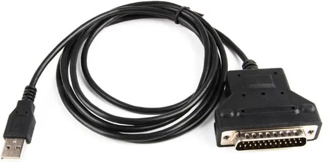 Main image of USB to DB25 25Pin RS232 Connector Cable for Vintaged Printing Devices and Industrial Equipment Fast Speed Transfer