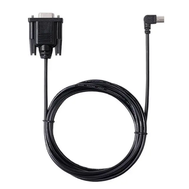 Alt view image 2 of 5 - 9 Pin D-Sub DB9 Female to mini USB Left and Right Angled L Shape RS232 Serial Downloading Data Cable(3m,Mini Left Angled)