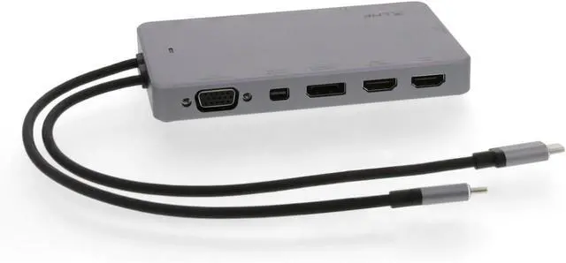 Alt view image 2 of 4 - LMP Display Dock 2 with USB 3.2 Gen 1 (3.1 Gen 1) Type-C Wire Grey