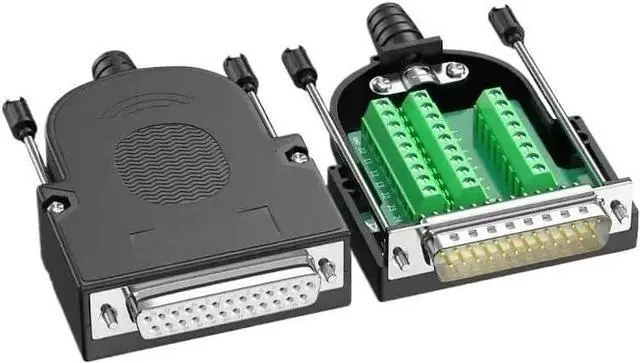 Alt view image 2 of 3 - Industrial DB25 Soldering-Free Connector Male Female 25PIN Breakout Terminal DB 25 Weld-Free Serial Parallel Port Plug(SM)