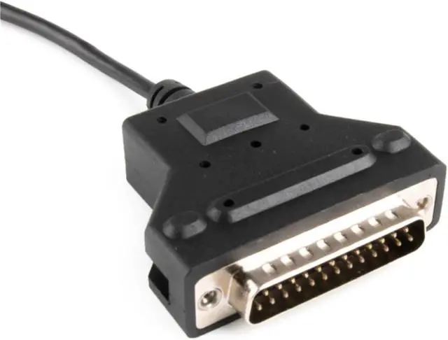 Alt view image 3 of 5 - USB to DB25 25Pin RS232 Connector Cable for Vintaged Printing Devices and Industrial Equipment Fast Speed Transfer
