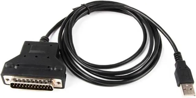 Alt view image 4 of 5 - USB to DB25 25Pin RS232 Connector Cable for Vintaged Printing Devices and Industrial Equipment Fast Speed Transfer