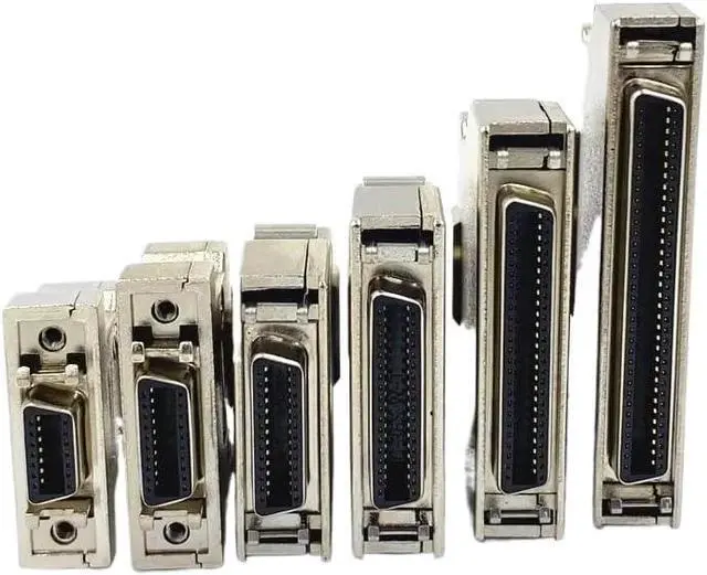 Alt view image 4 of 6 - 1PCS Connector scsi Welding Wire Female Iron Shell 14P/20P/26P/36P/50P/68P/100P(50P)