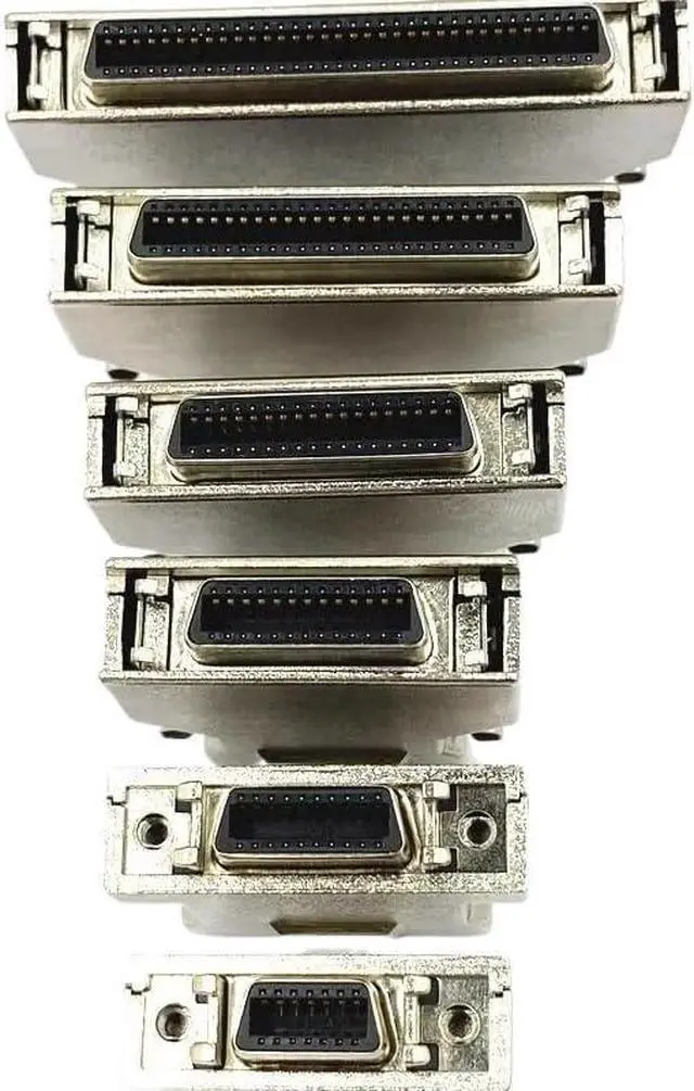 Alt view image 6 of 6 - 1PCS Connector scsi Welding Wire Female Iron Shell 14P/20P/26P/36P/50P/68P/100P(50P)