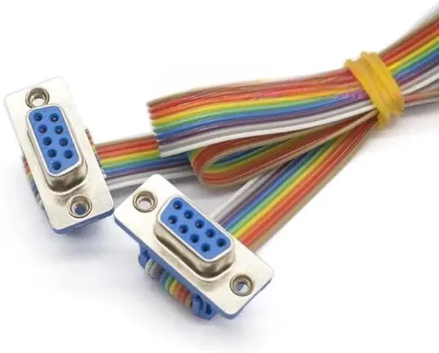 Alt view image 3 of 6 - 1pcs D-SUB DB9 DB15 DB25 DB37 DIDC 9 15 25 37Pin Male Female Cable D-SUD Serial Port Adapter RS232 Extension Cable(DB37,Male to Female_80CM)