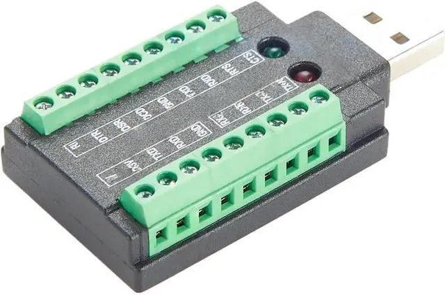 Alt view image 5 of 7 - Industrial 4 in 1 USB to RS232 RS485 RS422 Serial Converter withChip USB 2.0 A to Terminal Block Adapter