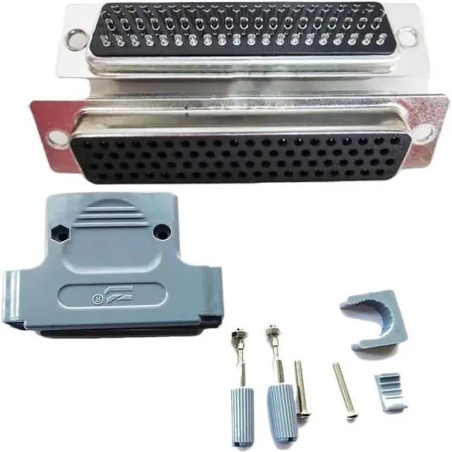Main image of 10pcs 78 pin DB78 4 Rows Welding Cable with Plastic Cover Connector Socket Adapter(DB78 Female)
