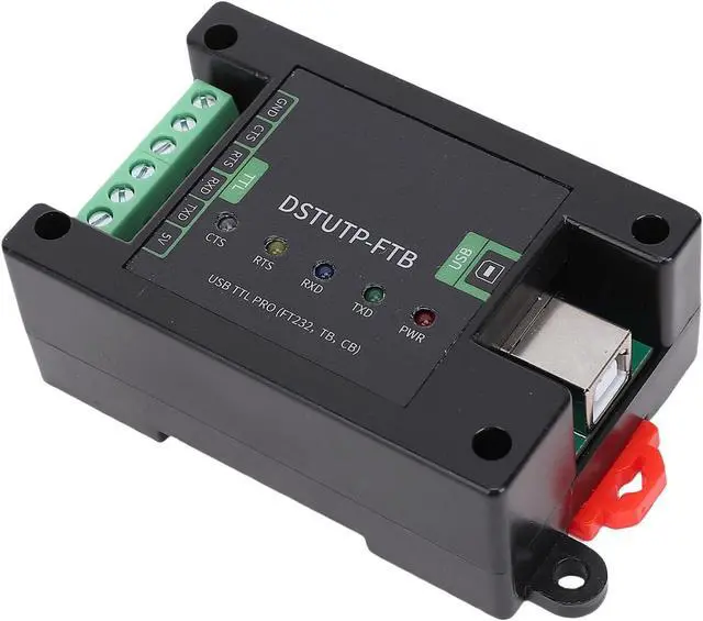Alt view image 3 of 7 - Qinlorgo USB to TTL Adapter, FT232 Chip Serial Converter with 5.0mm Screw Terminals, Independent Power & Signal Isolation Circuits, Protective Lights & 5 Circuit Indicators for Device