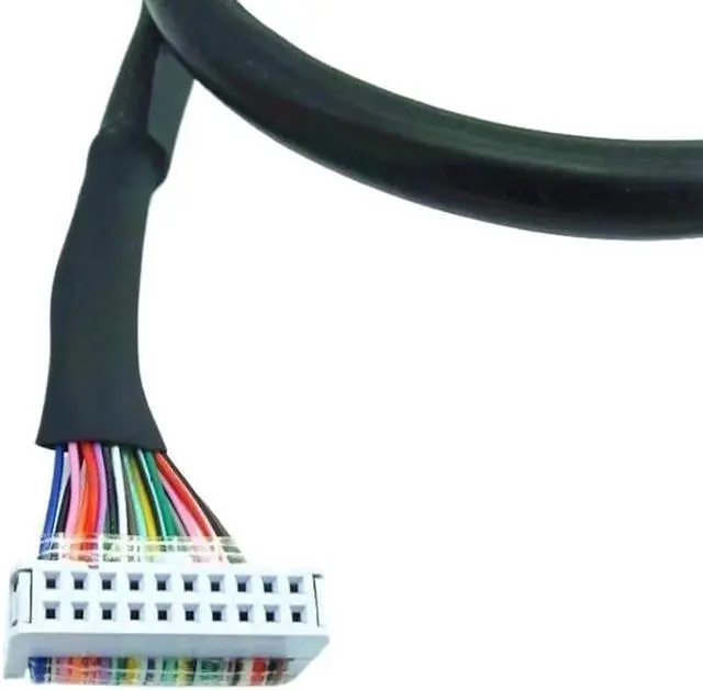 Alt view image 2 of 3 - 20 Pin Female Terminal Block Breakout TerminalsMounting Shielded Wire Cable(300CM)