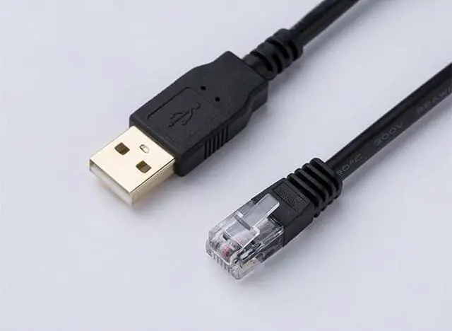 Alt view image 2 of 6 - 1 pc New Applicable USB-KV PLC Programming Cable KV Full Series Data Cable Download Cable Black FTDI Chip