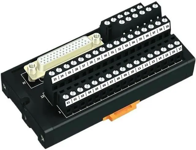 Main image of DB44 Extension Cord with Identification Numbers DB44 Male D-Sub Rail Mount Interface Module(HL-FX-DB44F-TB)