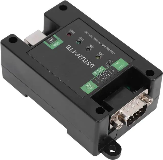 Alt view image 2 of 7 - USB to Serial Adapter Module, Industrial Grade FT232 Chip, Direct Current Isolation, ESD Prevention, Plug & Play, USB B Interface DB9 Male, Ideal for Industrial
