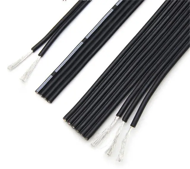 Alt view image 2 of 7 - 10M Silicone Parallel Wire - Multi-core 2P to 10P, 30 to 20AWG, High-Temperature Insulation, Tinned Copper Conductor(5Px24AWG)