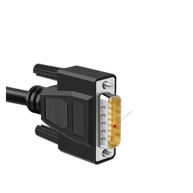 Alt view image 3 of 4 - 15Pin Industrial Grade Cable Male to Male to Female DB15 Data Extension Cord 2 Row 15 Pin Serial Parallel Port Shielded Wire(Female to Male,5M)