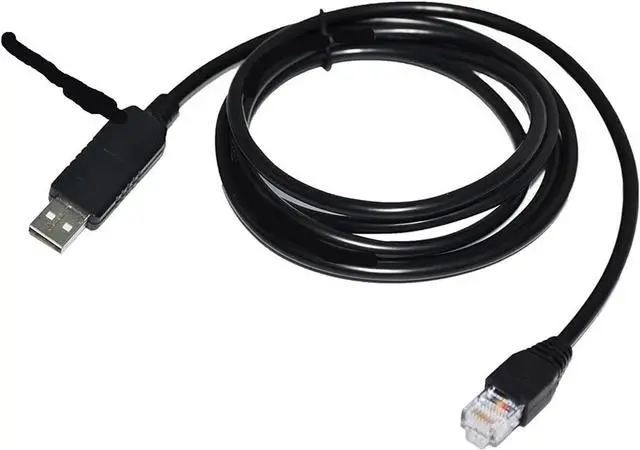 Alt view image 2 of 3 - F&T>D*I FT232RL USB to RJ45 Plug Adapter RS485 Serial Communication DEBUG Cable for SERVOTRONIX CDHD SERVO BDHDE AP C2 C3 Port(1.8M,Black USB Case)