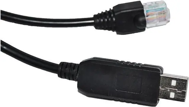 Alt view image 3 of 3 - F&T>D*I FT232RL USB to RJ45 Plug Adapter RS485 Serial Communication DEBUG Cable for SERVOTRONIX CDHD SERVO BDHDE AP C2 C3 Port(1.8M,Black USB Case)