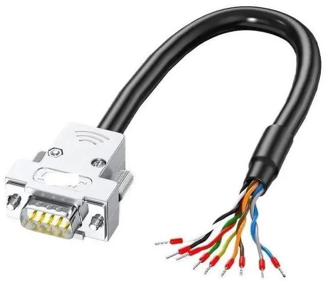 Main image of DB9 DB15 DB25 DB37 RS232 Serial Cable Industrial 9/15/25/37Pin Terminal Line Shielded DB 9 15 25 37 Male Female Connector Wire(Orange,2M)