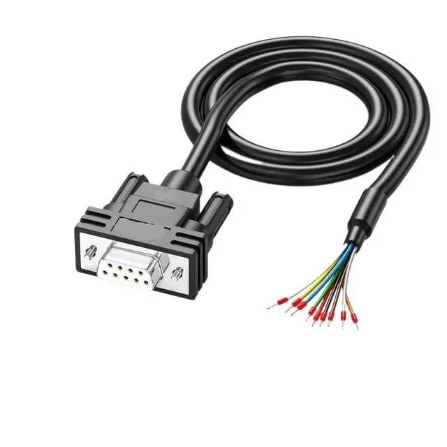 Alt view image 4 of 7 - DB9 DB15 DB25 DB37 RS232 Serial Cable Industrial 9/15/25/37Pin Terminal Line Shielded DB 9 15 25 37 Male Female Connector Wire(Orange,2M)