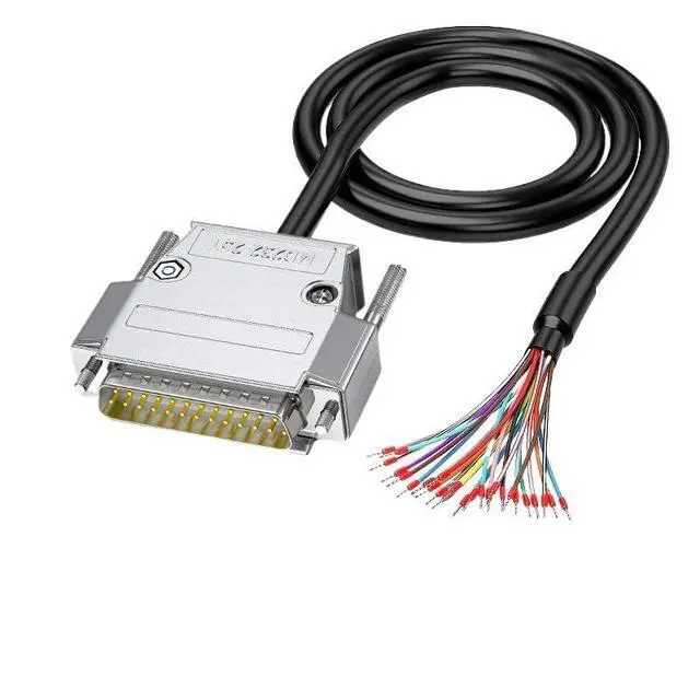 Alt view image 3 of 7 - DB9 DB15 DB25 DB37 RS232 Serial Cable Industrial 9/15/25/37Pin Terminal Line Shielded DB 9 15 25 37 Male Female Connector Wire(Orange,2M)