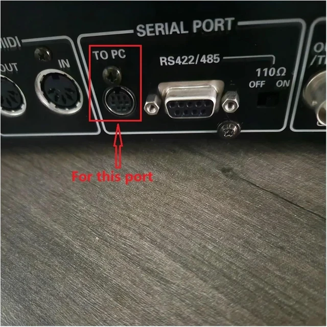 Alt view image 5 of 5 - M-NI DIN 8 PIN MD8 to MD8 8-PIN Male Adapter Communication Data Cable Fit Compatible ANASONIC RAMSA WR-DA7 to Modem M/c Macintosh Computer(5M)