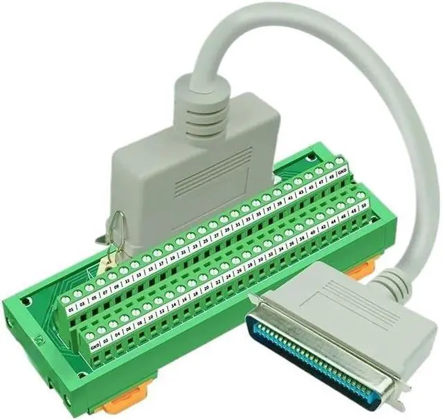 Alt view image 4 of 4 - CN57 Series CN50P Connector Printer Machine Plug Printer Connector CN57-50 Terminal Block Module