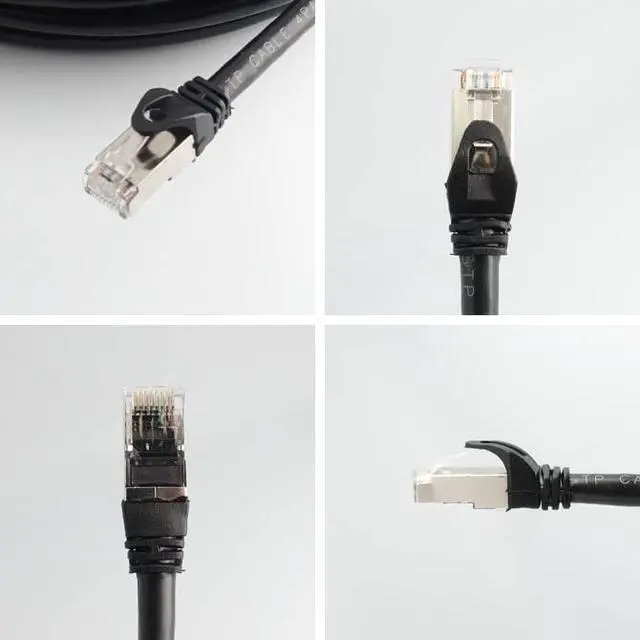 Alt view image 6 of 7 - KC-12905AM Outdoor LAN Cable, CAT6A (Black), Outdoor Heavy Duty (Catory 6A), PE (Polyethylene), Double Coating, STP Shielding, Reliable Domestic Brand, for Outdoors, for PoE Cameras and