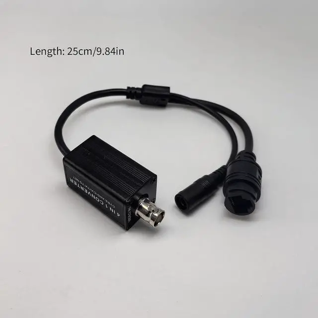 Alt view image 5 of 7 - Universals Networking Converter with BNC RJ45 Interfaces for Security Systems Enabling 4 in 1 Analog to Conversion H.265 Networking Adapter