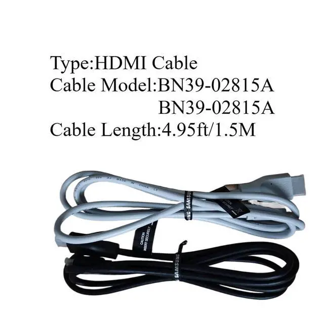 Alt view image 2 of 7 - YHNNH HDMI Cable for Monitor LS27C900PAKXKR S27C902PAC S32BM801UC S32BM801UU S32BM801UE Mini Premium High Speed/HEC BN39-02815ATV Accessories(Gray)