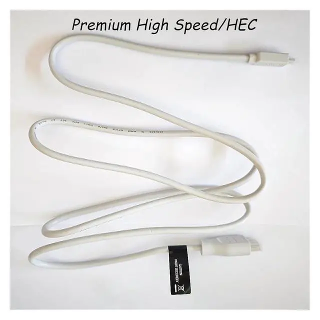 Alt view image 3 of 7 - YHNNH HDMI Cable for Monitor LS27C900PAKXKR S27C902PAC S32BM801UC S32BM801UU S32BM801UE Mini Premium High Speed/HEC BN39-02815ATV Accessories(Gray)