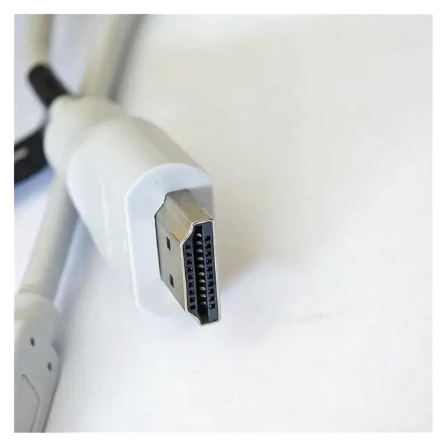 Alt view image 6 of 7 - YHNNH HDMI Cable for Monitor LS27C900PAKXKR S27C902PAC S32BM801UC S32BM801UU S32BM801UE Mini Premium High Speed/HEC BN39-02815ATV Accessories(Gray)