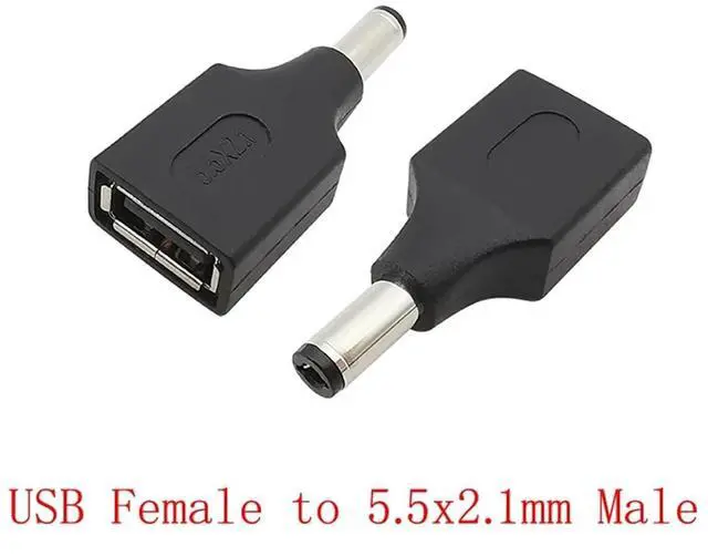 Alt view image 2 of 6 - DC Power Connector 20pcs Male/Female to DC Power Connector USB to 5V Charging Plug Converter Adapter(USB F to DC M)
