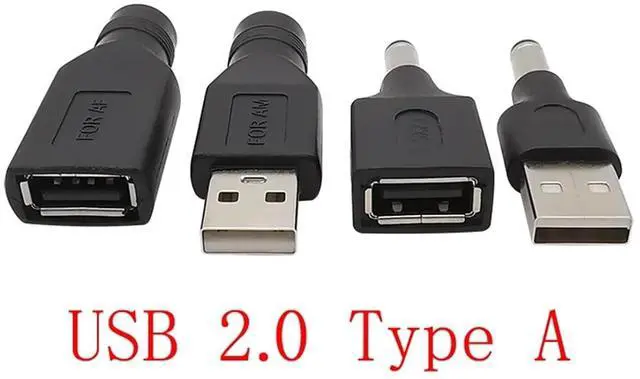 Alt view image 4 of 6 - DC Power Connector 20pcs Male/Female to DC Power Connector USB to 5V Charging Plug Converter Adapter(USB F to DC M)