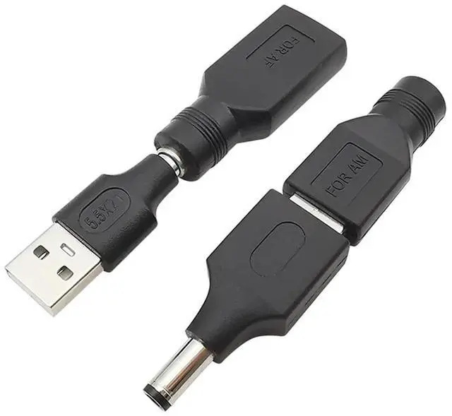 Alt view image 6 of 6 - DC Power Connector 20pcs Male/Female to DC Power Connector USB to 5V Charging Plug Converter Adapter(USB F to DC M)