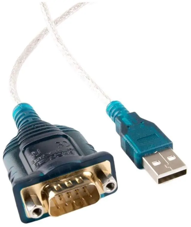 Alt view image 2 of 6 - USB to DB9 RS232 Serial Adapter 9 Pin Male to COM Port Chip Computer PC Converter Cable Support Win10/8/7/Mac/Vista