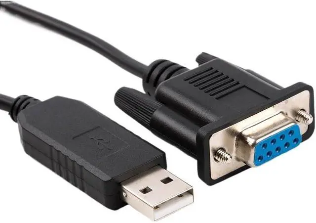 Alt view image 5 of 6 - USB to RS232 COM Port Serial DB9 Pin Cable cp2102 pl2303 Null Modem DCE Crossed Wired Adapter Cable(PL2303HXD-2-RXD-FEMA)